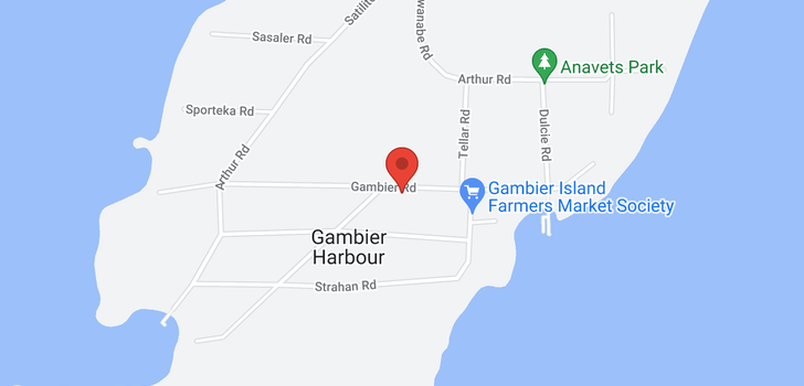 map of 2325 GAMBIER ROAD
